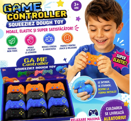 Jucărie Antistres Squishy Controller Game, Model și Culoare Aleatorie, Super Moale și Elastică [1]