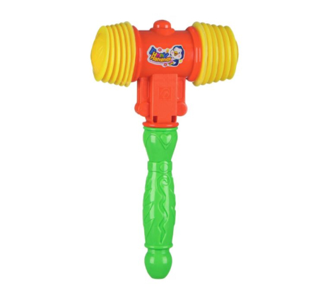 JUCARII - Jucărie de Petrecere – Ciocan Colorat cu Fluier – 27 cm