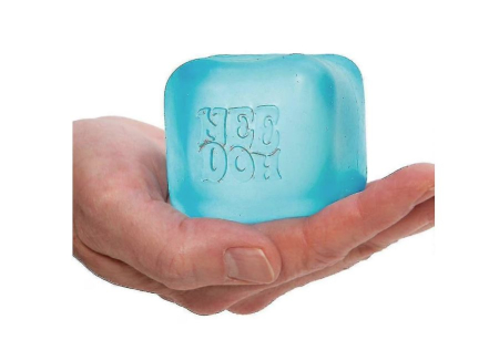 Jucarie interactiva copii, Nice Cube NeeDoh, forma de cub de gheata, culori translucide, 3+ ani [3]