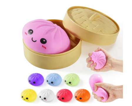 JUCARII - Jucarie Squishy Squishy Dumpling surpriza 6cm