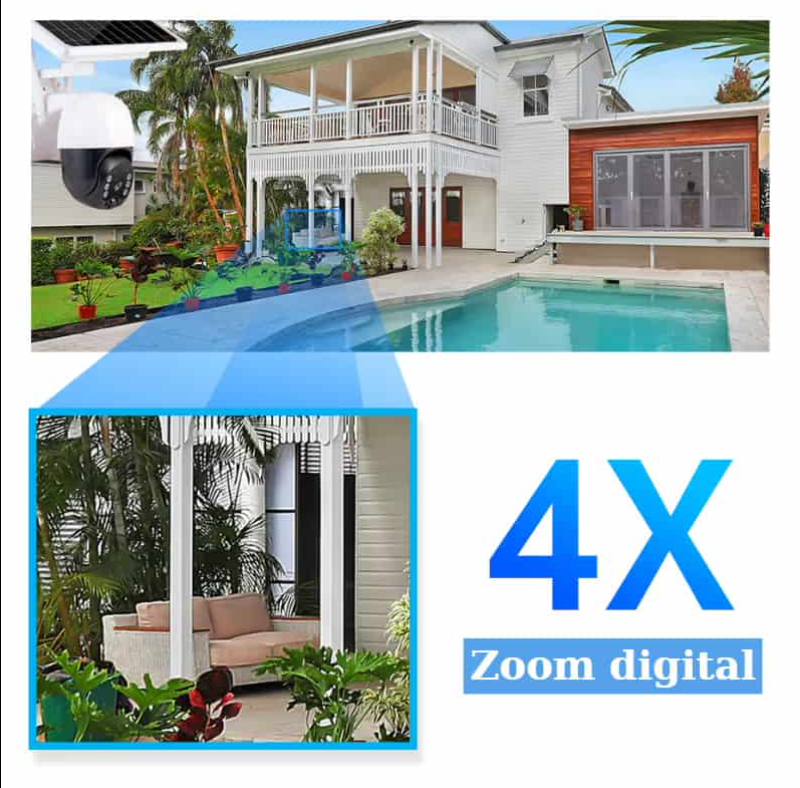 Camera de Supraveghere Solara Inteligenta 2 in 1, Model SPM-T0 Series, cu Panou Fotovoltaic si Vizualizare in Timp Real prin Aplicatie Mobila [3]