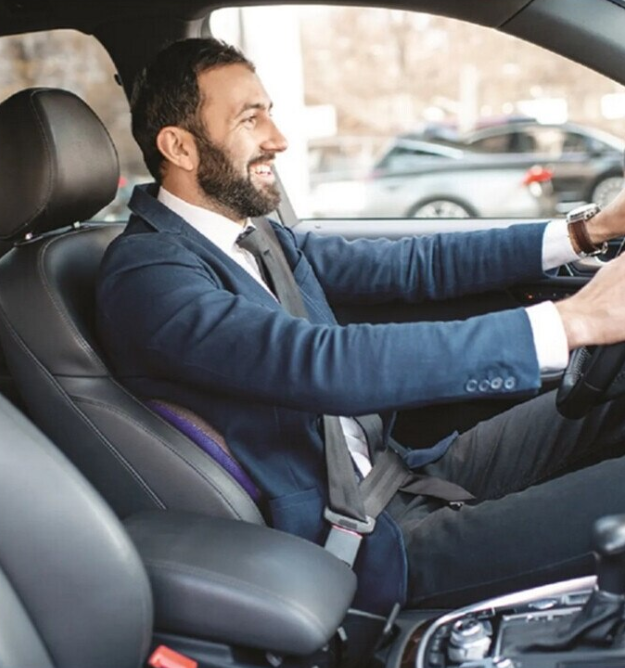 Perna suport lombar, Comfy Curve, reduce durerile din zona lombara, albastru [5]