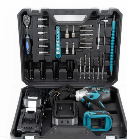 Masina de impact si insurubat cu 2 acumulatori si 43 accesorii 36V 5Ah [3]