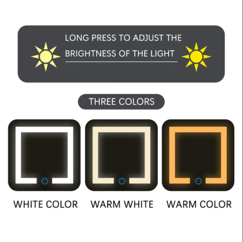 Noptieră inteligentă  multifuncțională, 3 sertare, LED-uri tactile,3 tipuri de culoare, încărcare fără fir, difuzor Bluetooth, incarcare  USB, sticla securizata,  marime  50*40*72,gri deschis [1]