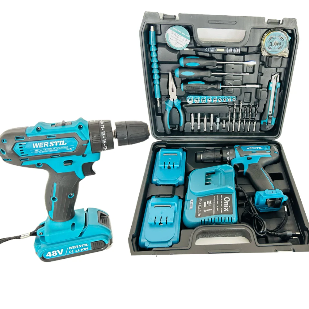 Casa si gradina - Trusă Profesională Bormașină & Autofiletantă – Set Complet 36V