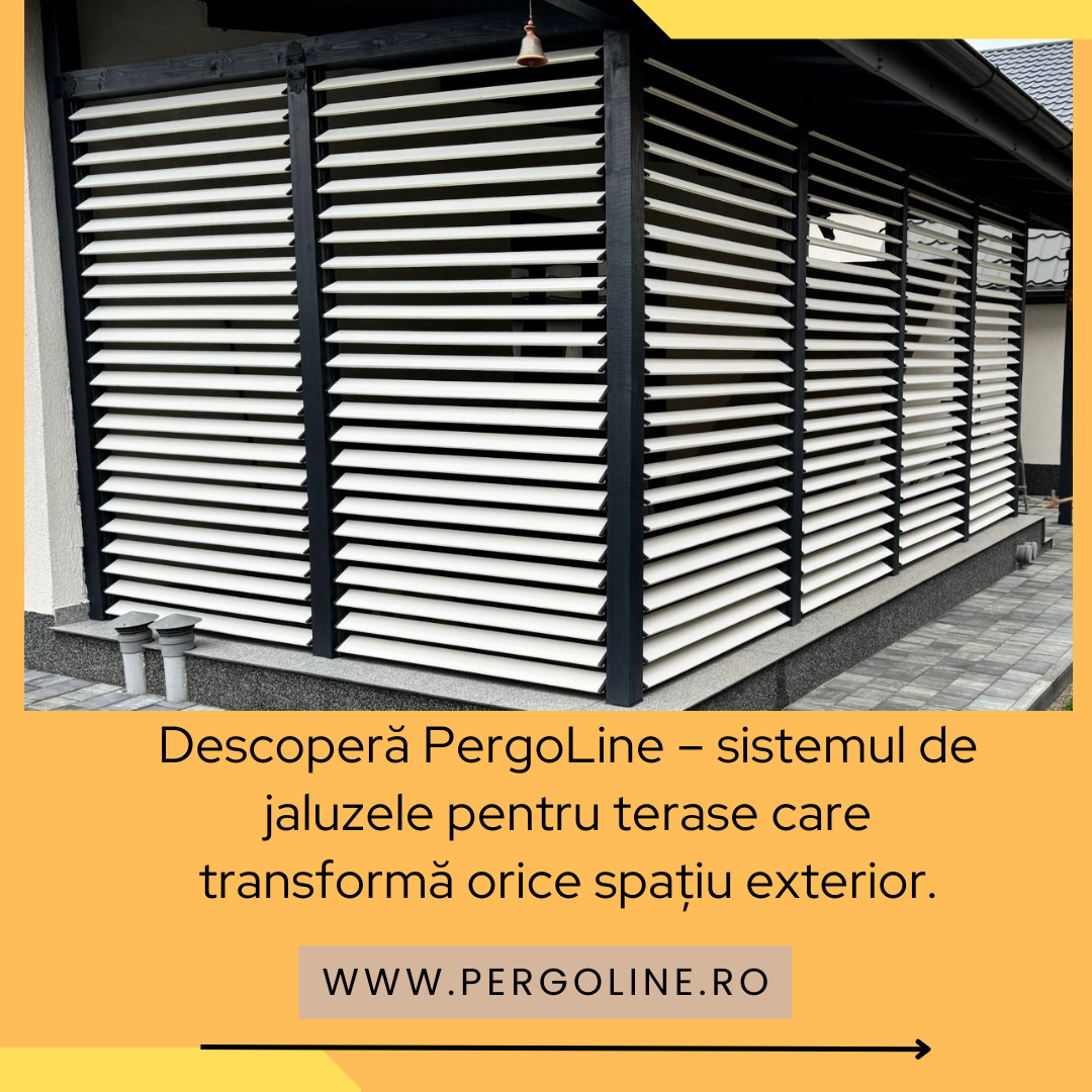 PergoLino – Sistem de lamele orientabile pentru terasă