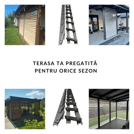 Glisiere Aluminiu Meșteri Mari® - Glisiere din aluminiu pentru terase si foisoare