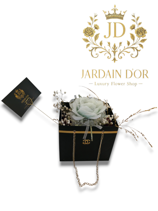 Cutie Cadou Florală „Glamour Noir” [2]