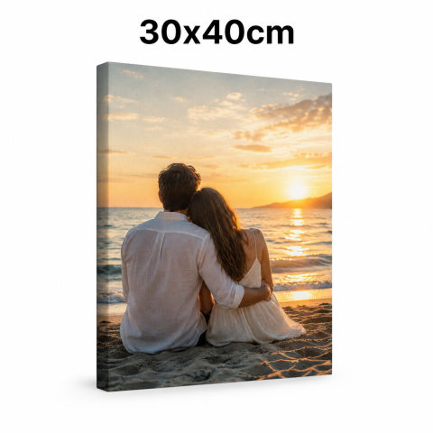TABLOURI CANVAS PERSONALIZATE - Tablou Canvas Personalizat 30x40 cm – Amintirile Tale pe Panza