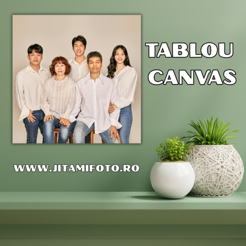 TABLOURI CANVAS PERSONALIZATE - Tablou Canvas Personalizat 50x50 cm – Fotografia Ta in Decor Modern