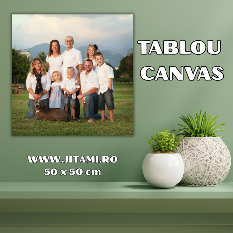 Tablou Canvas Personalizat 50x50 cm – Fotografia Ta in Decor Modern