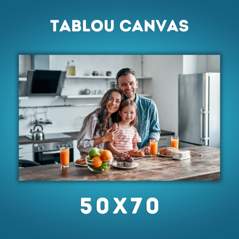 TABLOURI CANVAS PERSONALIZATE - Tablou Canvas Personalizat 50x70 cm – Fotografia Ta Transformata in Arta