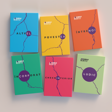 Pachet Jocurile Minții – 6 seturi de carduri pentru reflecție, relații și reconectare