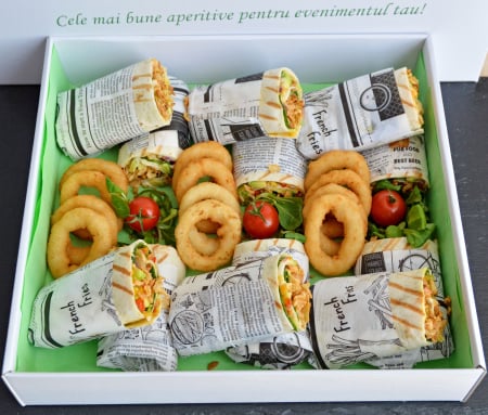 Platouri Party - Platou fast food de post (vegan)