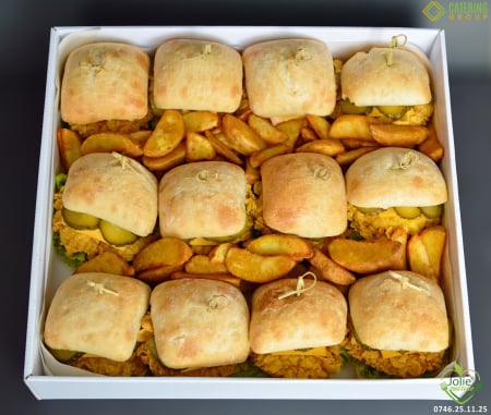 Platouri Party - Platou mini burgeri crispy