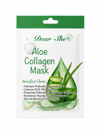 Mască Facială Dear She Aloe Collagen Mask
