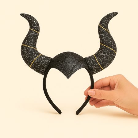 HALLOWEEN IN FAMILIE - Coronita de par Magneficent Halloween – Detaliul care transforma orice costum in magie