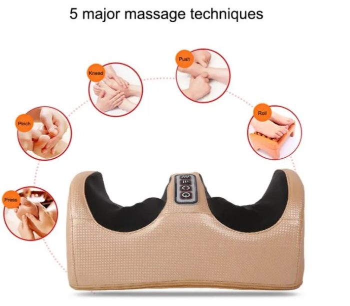 Aparat de Masaj 3 Viteze, Intensitate Reglabila, Incalzire, Multifunctional, Crem [4]