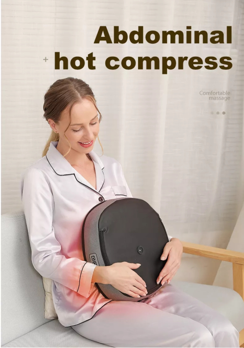 Aparat de Masaj pentru Picioare, 3 Trepte de Intensitate, Incalzire, Multifunctional, Gri [4]