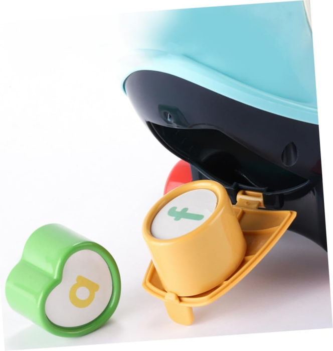 Avion de Jucarie pentru Bebelusi cu Xilofon, Sortare forme, Muzica si Lumini, Jucarii Montessori, Albastru [8]