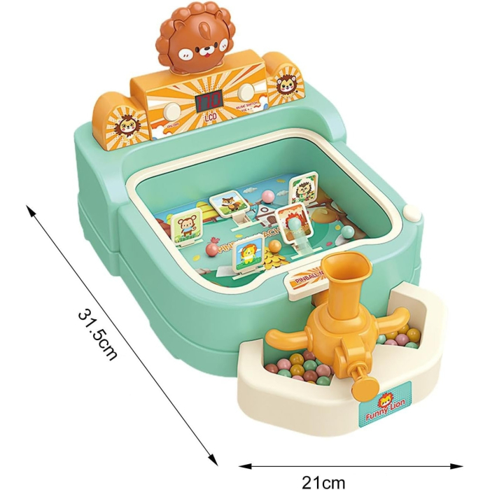 Joc Interactiv de Pinball cu Animalute, Bile Colorate pentru Tintire si Distractie Nelimitata, Tabela de Scor, Joynix [3]
