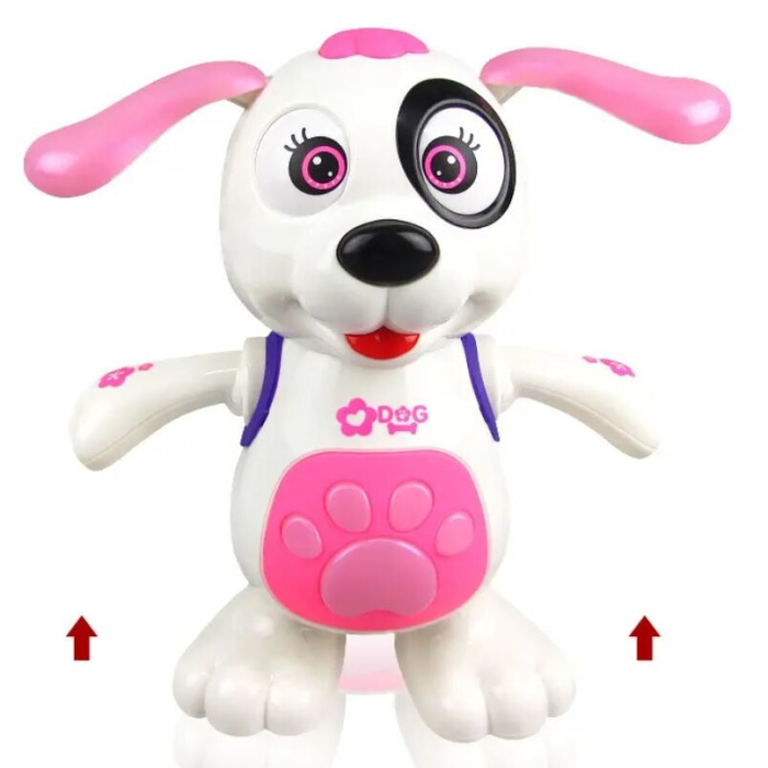 Jucarie interactiva, Catelus dansator, cu muzica si joc de lumini, Joynix [3]