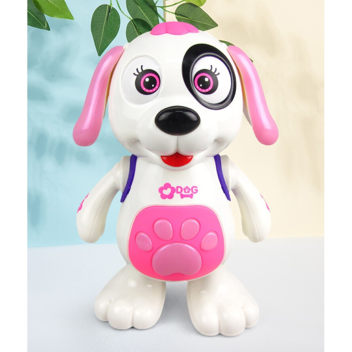 Jucarie interactiva, Catelus dansator, cu muzica si joc de lumini, Joynix [6]