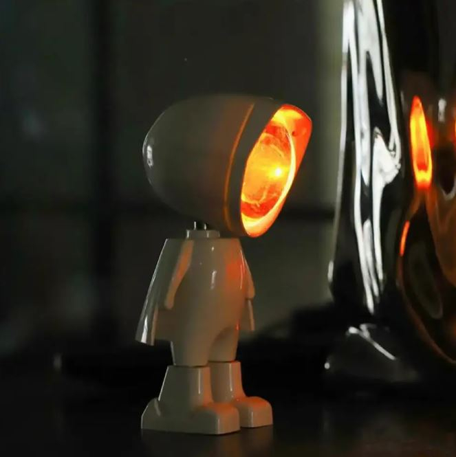 Lampa pentru Noptiera, Astronaut, Alba, conectare USB [6]