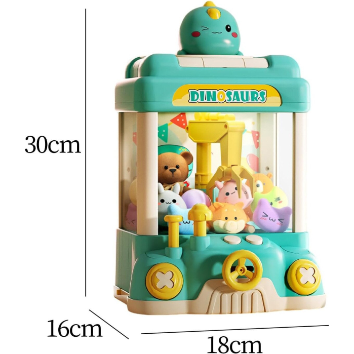 Masina de Prins Jucarii, Automat Electronic cu Gheara, Model Dinozaur, Jucarii Incluse, Joynix [5]