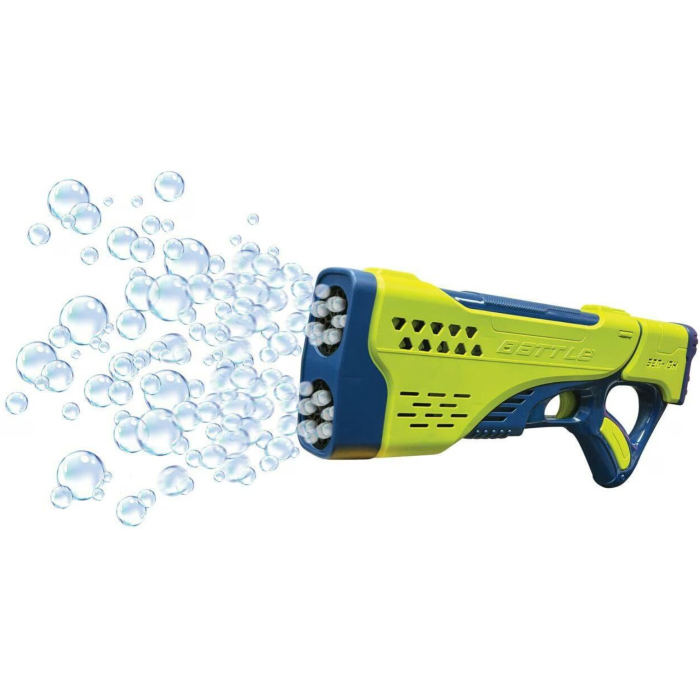 Mega Pistol cu Baloane de Sapun, 20 de Orificii, Rezervor 200ml, Solutie inclusa 2 x 100ml, 40x17.5x6cm [5]