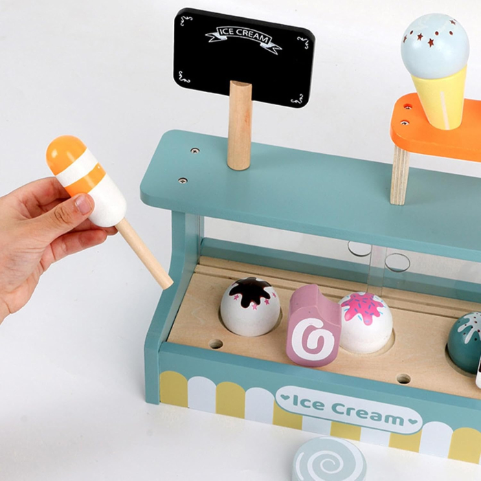 Mini Gelateria - Atelierul de Inghetata la Cornet si pe Bat, Lemn [4]