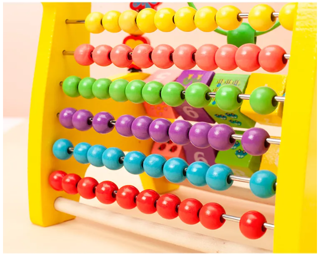 Numaratoare din lemn, 3 in 1 Girafa [5]