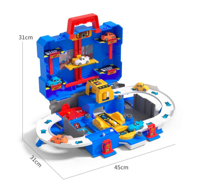 Parcare de Masinute, Pista de Curse, Montare - Demontare cu Surubelnita, Depozitare in Trusa de Scule [4]
