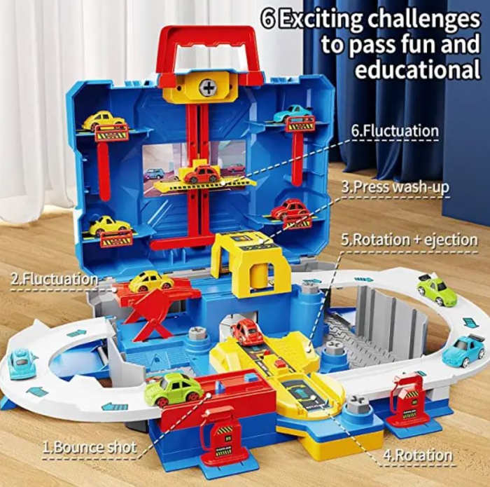 Parcare de Masinute, Pista de Curse, Montare - Demontare cu Surubelnita, Depozitare in Trusa de Scule [3]