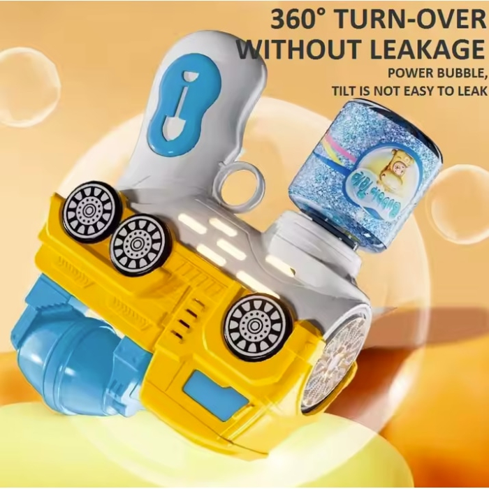 Pistol pentru Baloane de Sapun - BubbeDrive: Betoniera - cu Rezervor pentru Solutie, Explozie de Bule [4]