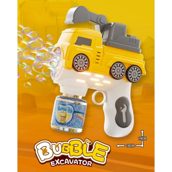 Pistol pentru Baloane de Sapun - BubbeDrive: Excavator - cu Rezervor pentru Solutie, Explozie de Bule [2]