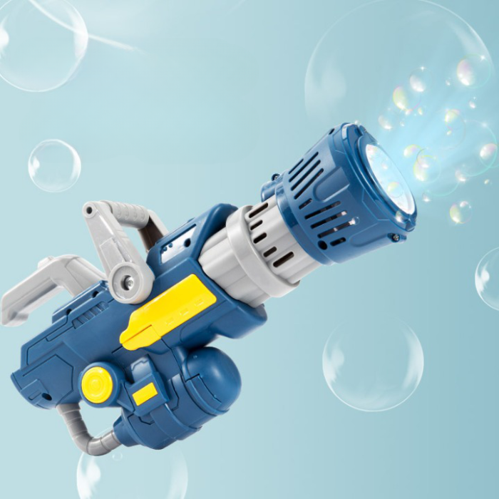 Pistol pentru baloane de sapun cu Rezervor pentru solutie, Milioane de baloane, Albastru [2]