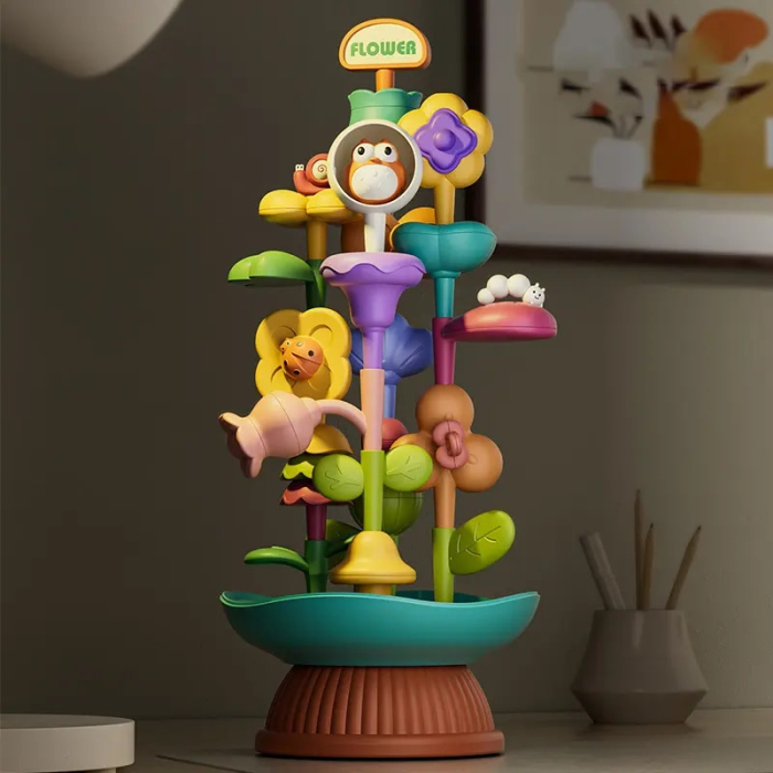 Set Constructie Aranjament Floral, 2 Ghivece, 41 Piese, Multicolor [5]