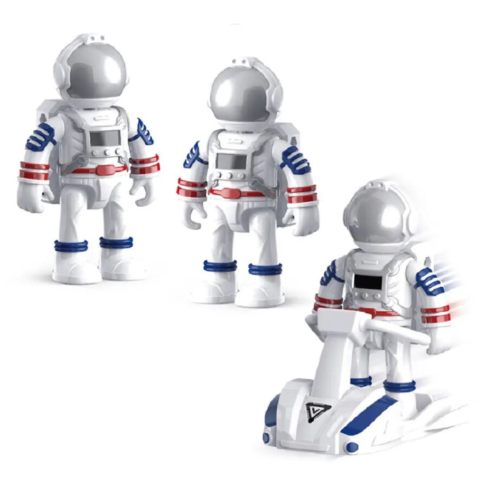 Set Cosmic de Explorare 6 in 1 cu Efecte Luminoase si Sonore, Capsula si Statie Spatiala, Nava si Scuter, 3 Astronauti [5]