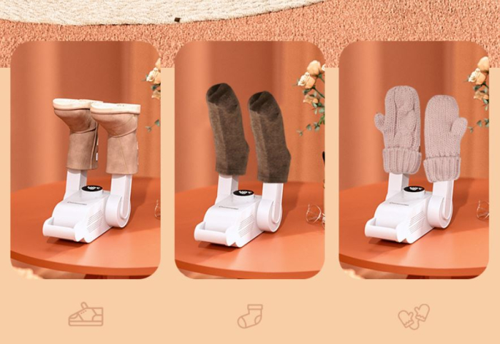 Uscator pentru Incaltaminte Electric, Portabil, Uscare Rapida, Multifunctional, Pliabil, 180W [3]