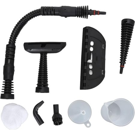 Aparat de Curatat cu Aburi Multi-functional, 1050W, 9 Accesorii, Rezervor 350ml, Albastru, Joynix [3]