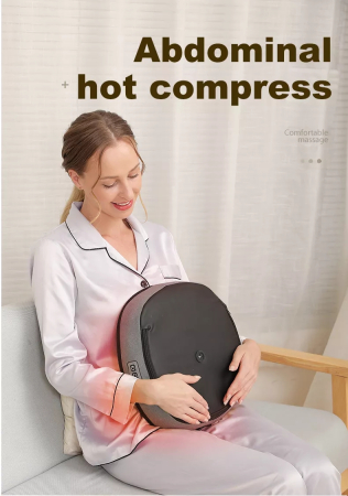 Aparat de Masaj pentru Picioare, 3 Trepte de Intensitate, Incalzire, Multifunctional, Crem [2]