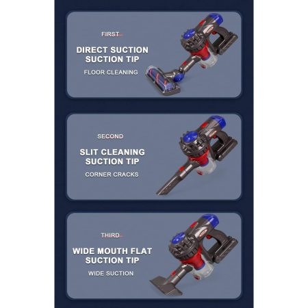 Aspirator de jucarie pentru copii, Aspiratie reala, Fara fir, Joynix [4]