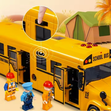 Autobuz Scolar Magic - Jucarie Interactiva de Asamblat cu Sunete si Lumini [3]