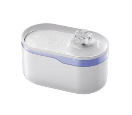 Dispenser automat apa animale tip fantana, sistem filtrare 5 nivele, conexiune aplicatie Tuya, zgomot redus, 2.8L, Alb [8]