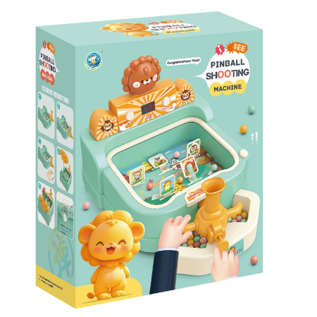 Joc Interactiv de Pinball cu Animalute, Bile Colorate pentru Tintire si Distractie Nelimitata, Tabela de Scor, Joynix [3]