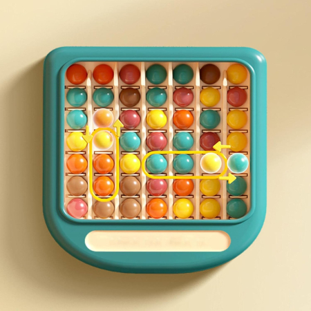 Joc Interactiv de Potrivire si Eliminare Bile, Duelul Culorilor, 80 bile Multicolore, Joynix [3]