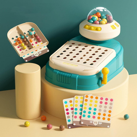 Joc Interactiv de Potrivire si Eliminare Bile, Duelul Culorilor, 80 bile Multicolore, Joynix [8]