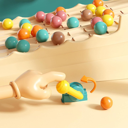 Joc Interactiv de Potrivire si Eliminare Bile, Duelul Culorilor, 80 bile Multicolore, Joynix [6]