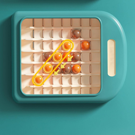 Joc Interactiv de Potrivire si Eliminare Bile, Duelul Culorilor, 80 bile Multicolore, Joynix [5]